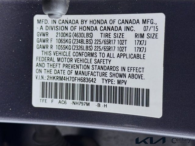 2015 Honda CR-V EX-L