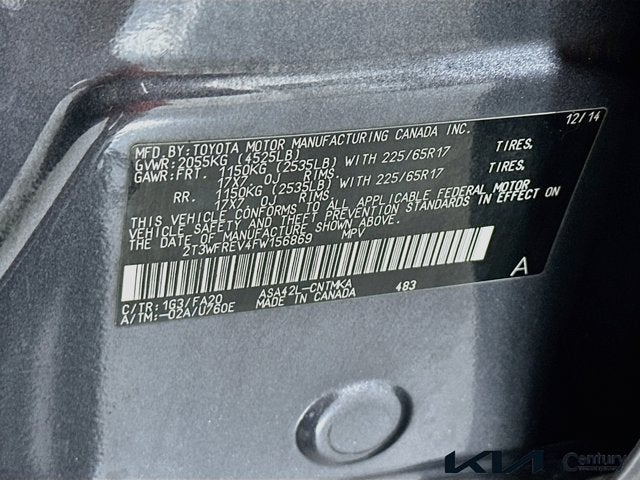 2015 Toyota RAV4 XLE