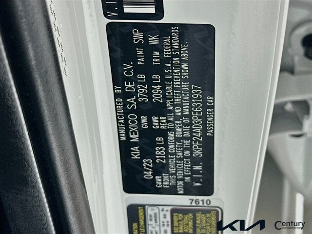 2023 Kia Forte LXS