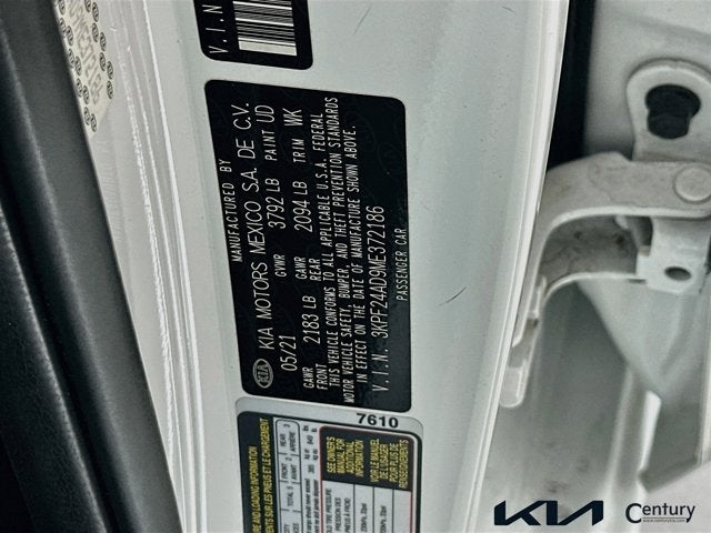 2021 Kia Forte LXS