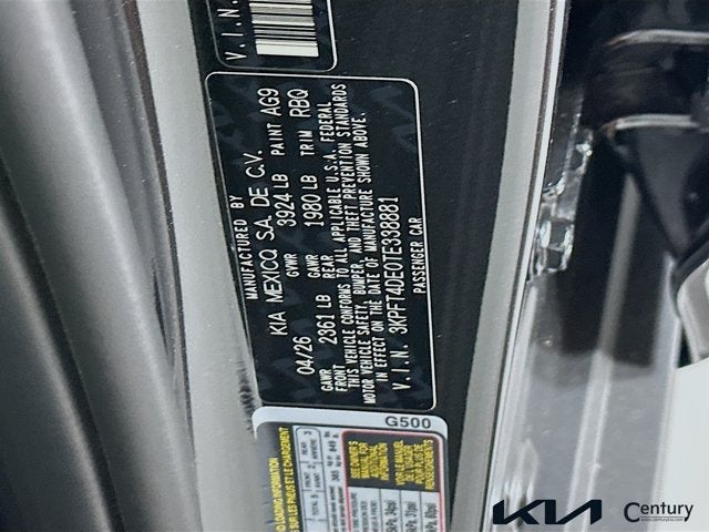2026 Kia K4 LXS