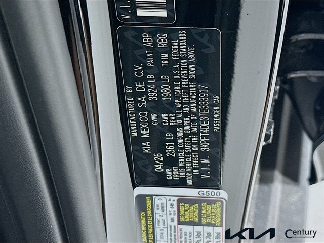 2026 Kia K4 LXS