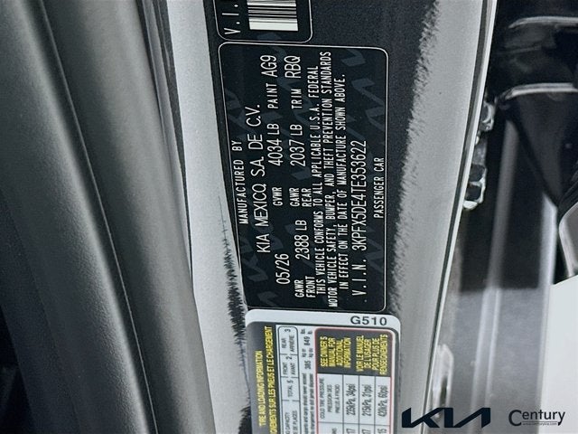 2026 Kia K4 Hatchback EX
