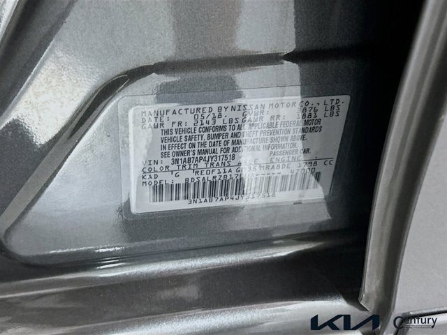 2018 Nissan Sentra SR