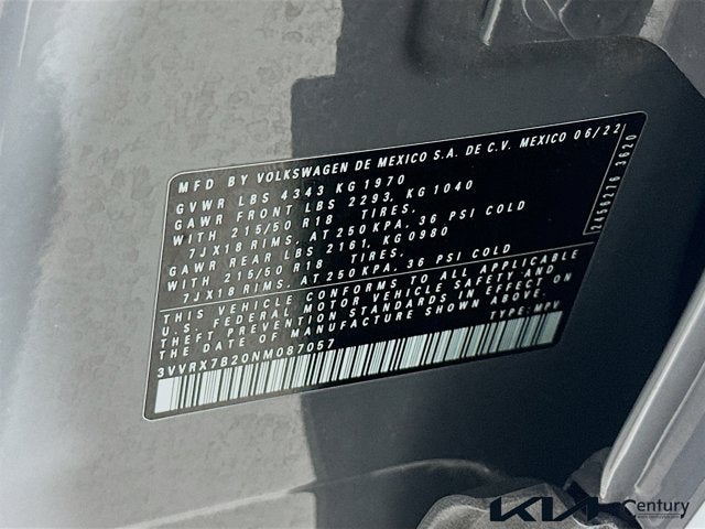 2022 Volkswagen Taos SE