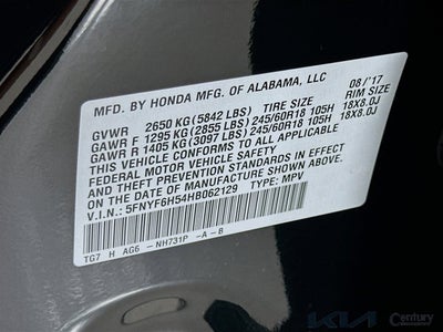 2017 Honda Pilot EX-L