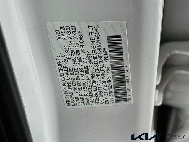 2023 Honda Pilot Touring