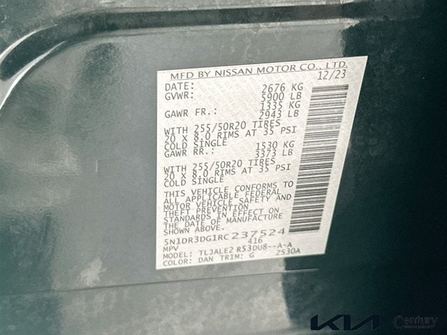 2024 Nissan Pathfinder Platinum