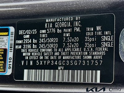 2025 Kia Telluride EX