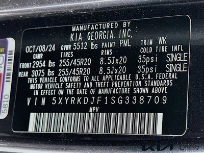 2025 Kia Sorento X-Line SX