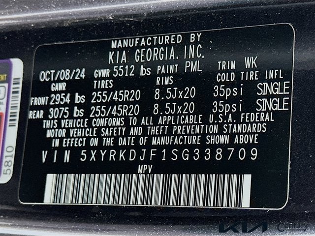 2025 Kia Sorento X-Line SX