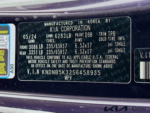 2025 Kia Carnival LXS