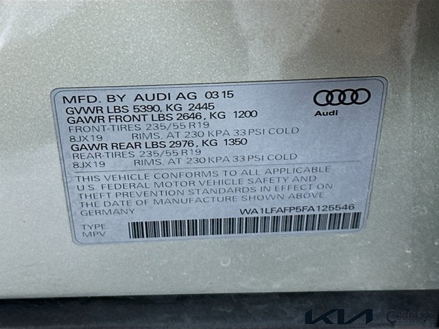 2015 Audi Q5 Premium Plus
