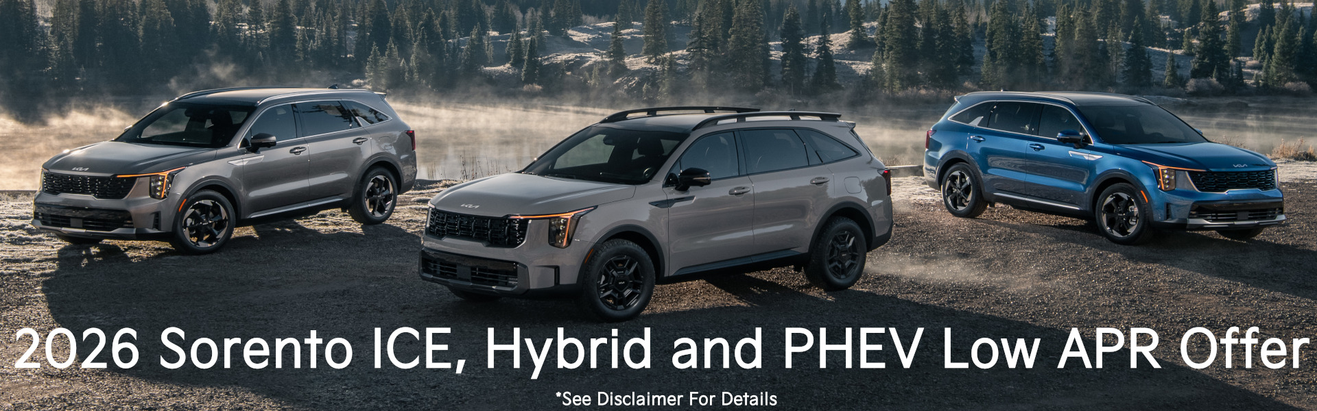 2026 Sorento Ice, Hybrid and PHEV Low APR Offer