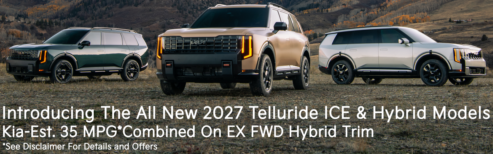 All New 2027 Telluride Offers